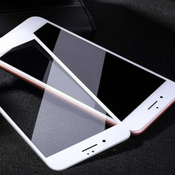 Szkło hartowane iPhone 7/8 6D białe